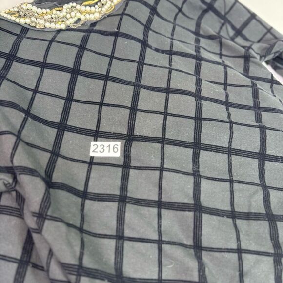 Atos Lombardini Sweater Cardigan Womens EU 38 Wool Blend Pearls Jewels Chains - Picture 6 of 8